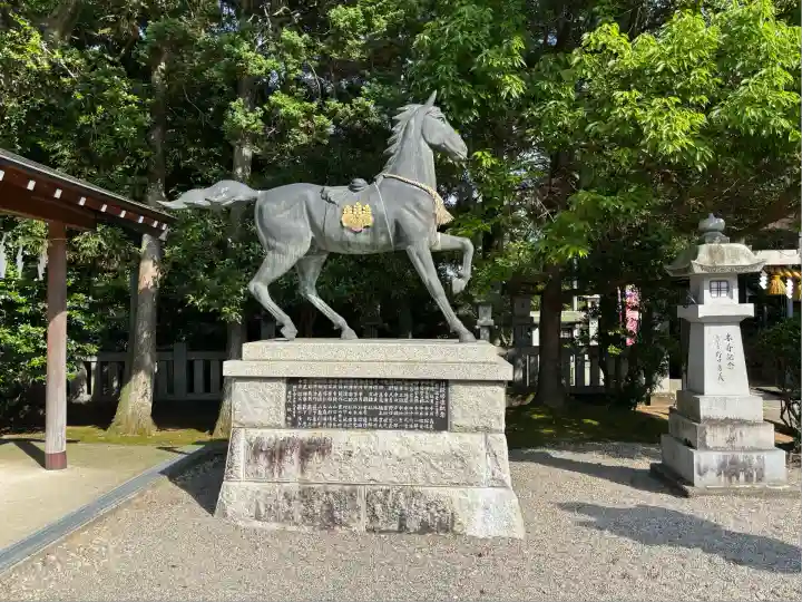 姉倉比賣神社の狛犬