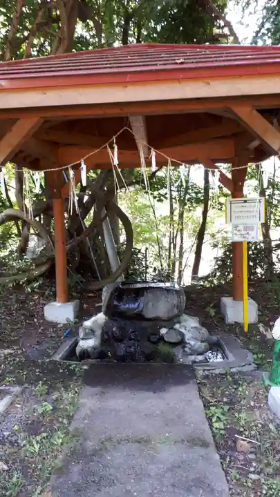定山渓神社の手水舎