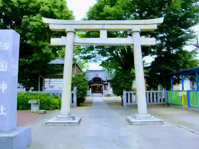 細田神社の鳥居