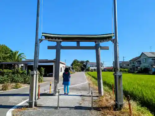中一色神社の鳥居