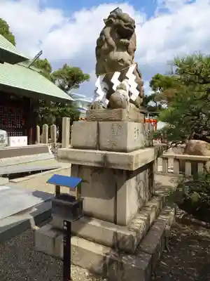 和田神社の狛犬