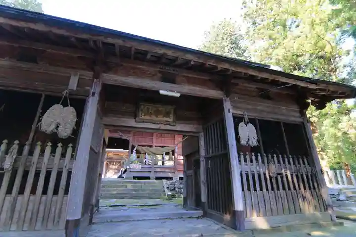 田村神社の山門・神門