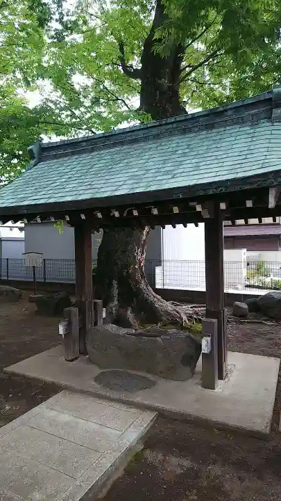 楊原神社の手水舎