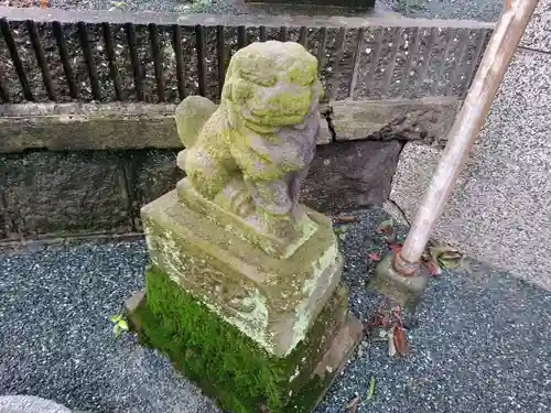 諏訪神社の狛犬