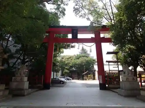 開口神社の鳥居