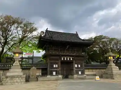 松原八幡神社の山門・神門