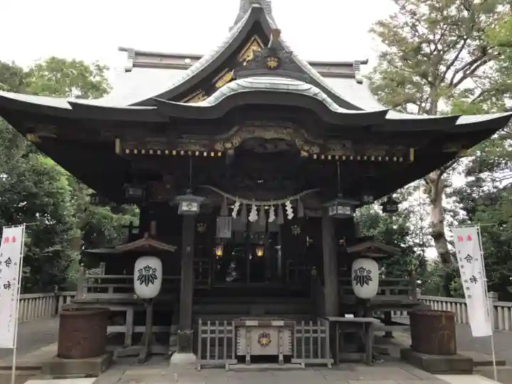 白旗神社の本殿・本堂