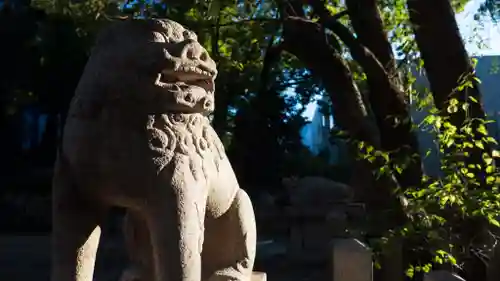 安居神社の狛犬