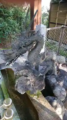 伊冨利部神社の手水舎