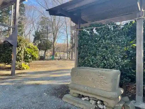 下溝八幡宮の手水舎