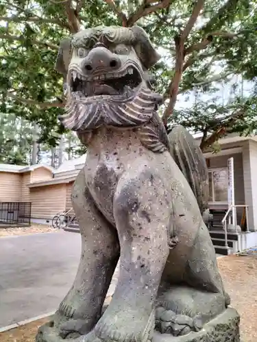 大谷地神社の狛犬