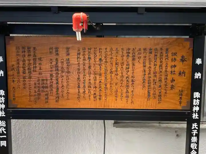 諏訪神社の歴史