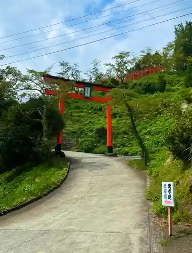 扇森稲荷神社の鳥居