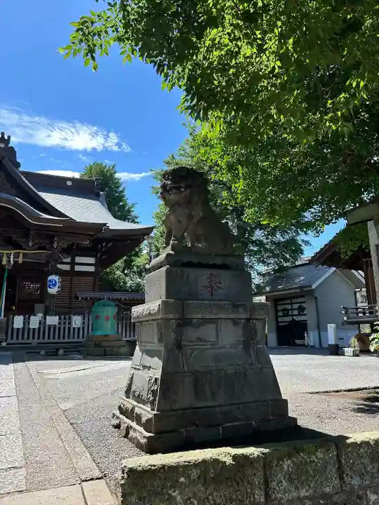 滝野川八幡神社の狛犬