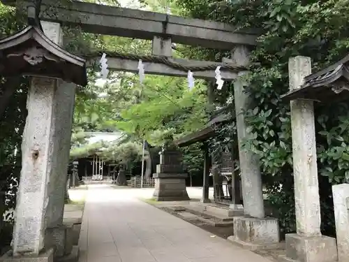 石神井氷川神社の鳥居