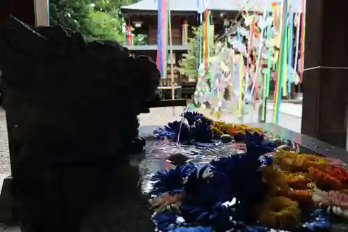 滑川神社 - 仕事と子どもの守り神の手水舎