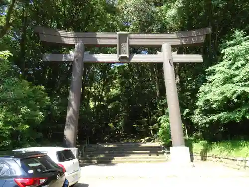 槵觸神社の鳥居