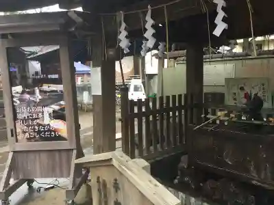 戸越八幡神社の手水舎