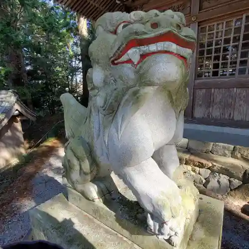 饗庭神社の狛犬