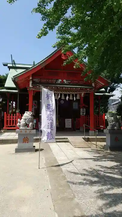 葛飾氷川神社の本殿・本堂