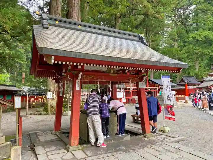 日光二荒山神社の手水舎