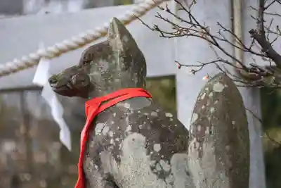 開成山大神宮の狛犬