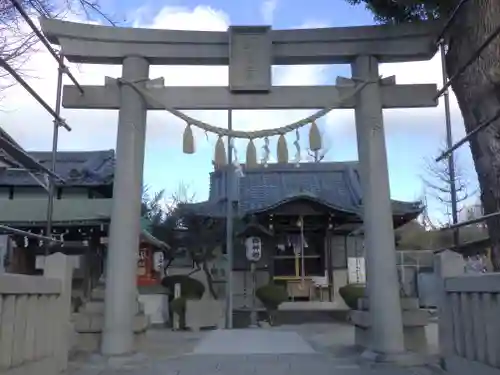 三先天満宮の鳥居