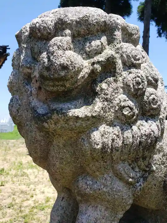 五位荘神社の狛犬