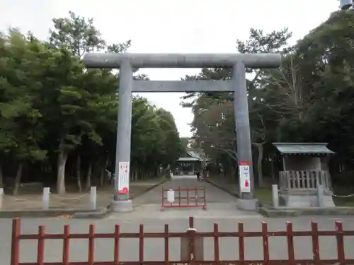 鶴谷八幡宮の鳥居