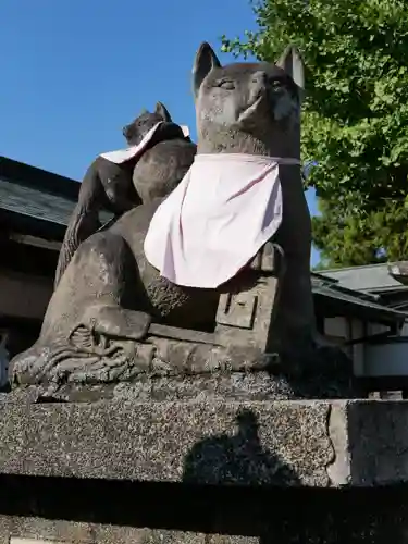 小泉稲荷神社の狛犬