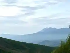 山家神社奥宮の景色