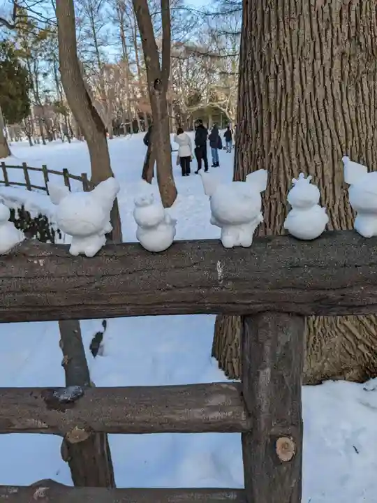 北海道神宮の像