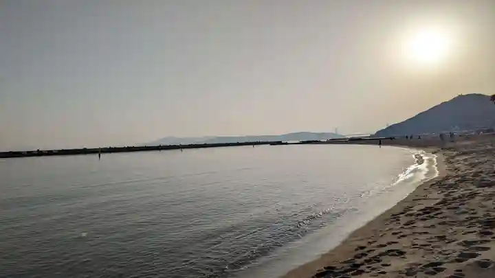 綱敷天満宮の周辺