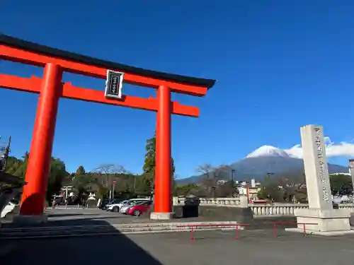 富士山本宮浅間大社の鳥居