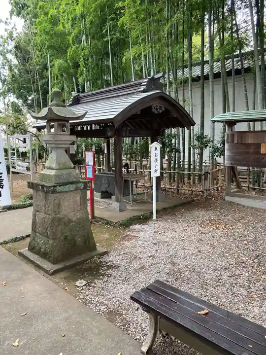 野々宮神社の手水舎