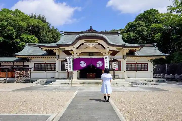 三好八幡社の本殿・本堂