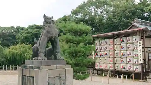 結城神社の狛犬