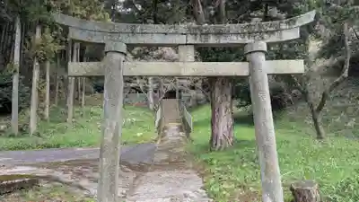 白山神社の鳥居