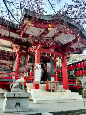 市谷亀岡八幡宮の本殿・本堂