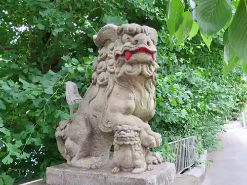 品川貴船神社の狛犬