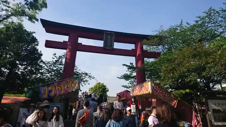 亀戸天神社の鳥居