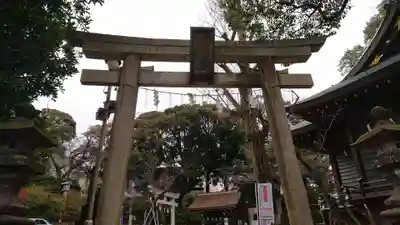 雪ケ谷八幡神社の鳥居