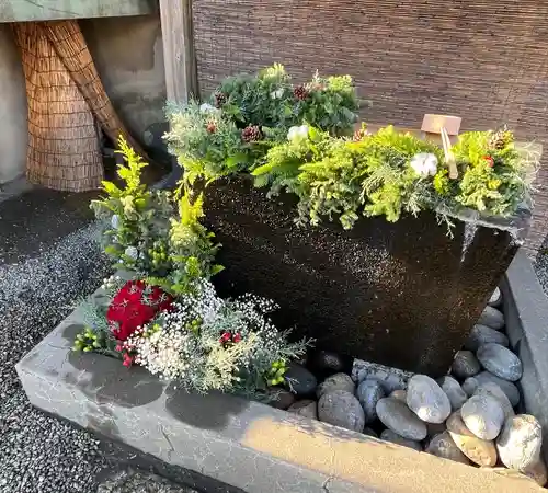 上尾御嶽神社の手水