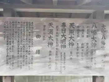 大窪八幡宮の御朱印 2021年06月