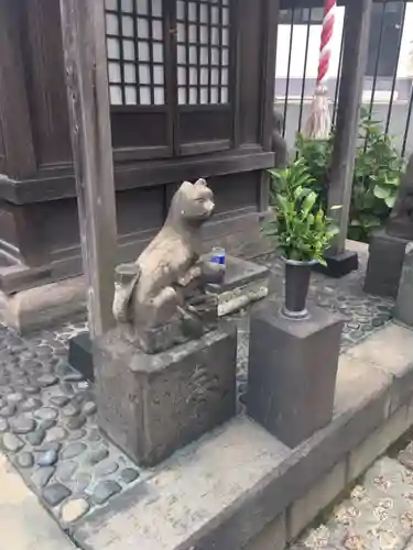 榎稲荷神社の狛犬