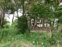 神社(名称不明)の鳥居