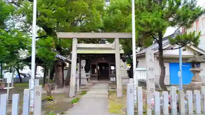 神明社(八田神明社)の鳥居