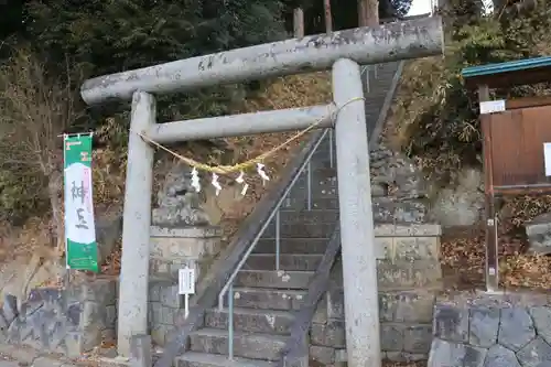 阿久津「田村神社」（郡山市阿久津町）旧社名：伊豆箱根三嶋三社の鳥居