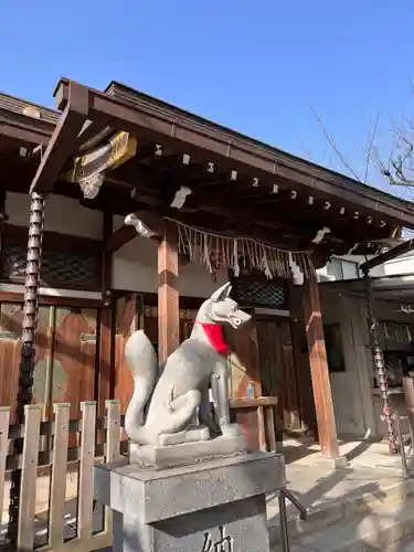 飛木稲荷神社の狛犬