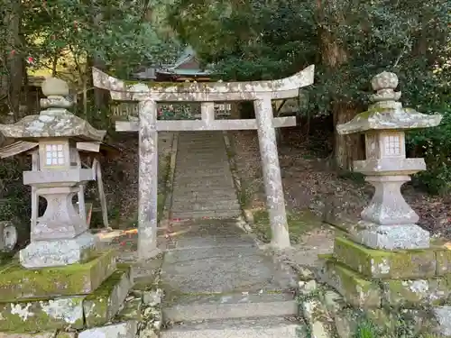 屏風八王子神社の鳥居